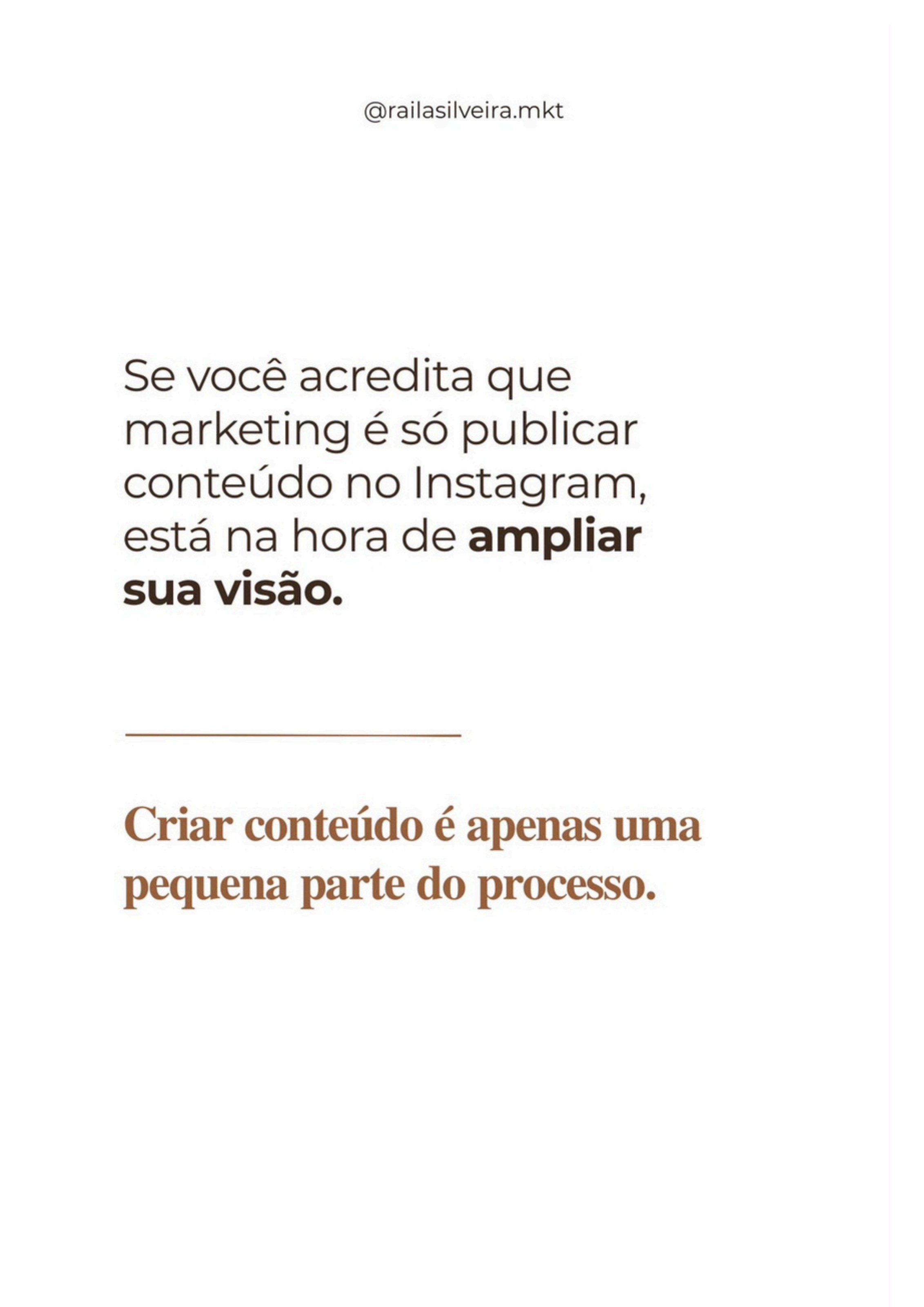Conteúdo estratégico de Raila Silveira — arte 3